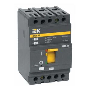 Автоматичний вимикач IEK ВА 88-32 3P 80A 25kA ( SVA10-3-0080 )