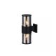 Світильник фасадний Violux BACARDI-2D 2х40W Е27 IP54 чорний​ ( 500670​ )